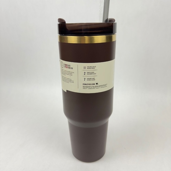 NEW Stanley Quencher H2.0 40oz Tumbler Brown Chocolate Gold Limited Edition - Picture 5 of 12